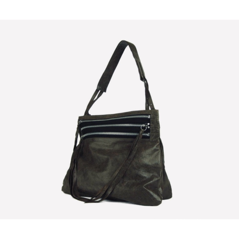 Grunge style Foley and Corinna slouchy 3 zipper… - Picture 3 of 8